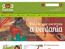 Tablet Screenshot of amalivros.com